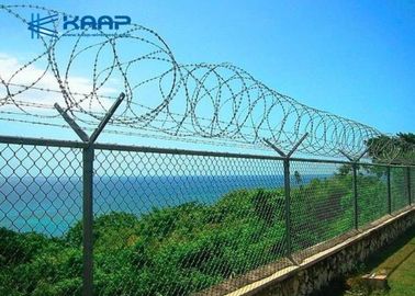 تزئینی زنجیره ای گالوانیزه حصار سنگین مقاومت بالا برای امنیت