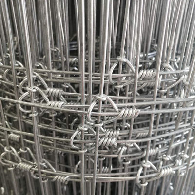 شبکه سیم بافته شده صفحه 2.3 متر گالوانیزه برای حصار صحرایی مفصل لولا