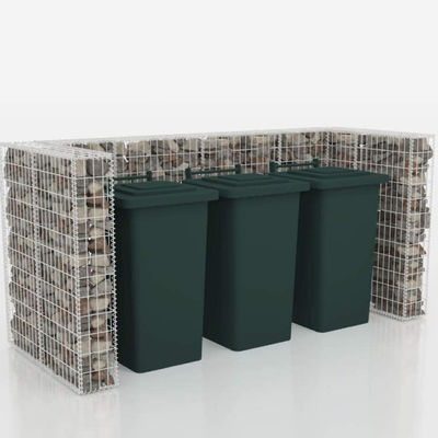 محفظه ظروف زباله فولادی فراگیر جابیون بن 4 میلی متری